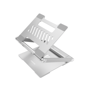 Canyon HUSB332A Бяла Алуминиева Стойка за Лаптоп с USB-C Хъб