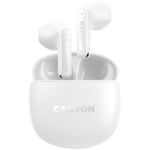 Безжични слушалки CANYON OnGo 13 Semi-in-ear White