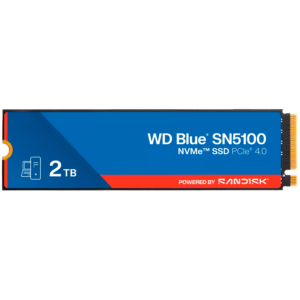 SSD за Компютър WD Blue SN5100 2TB NVMe PCIe Gen4 M.2 SSD