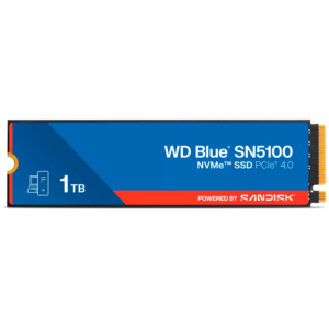 SSD за Компютър WD Blue SN5100 1TB NVMe PCIe Gen4 SSD - Високоскоростно съхранение