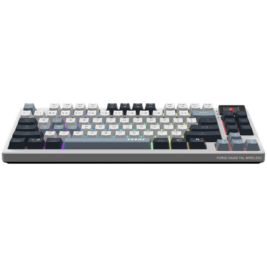MSI FORGE GK600 TKL WIRELESS SKY - Безжична механична геймърска клавиатура - Image 4