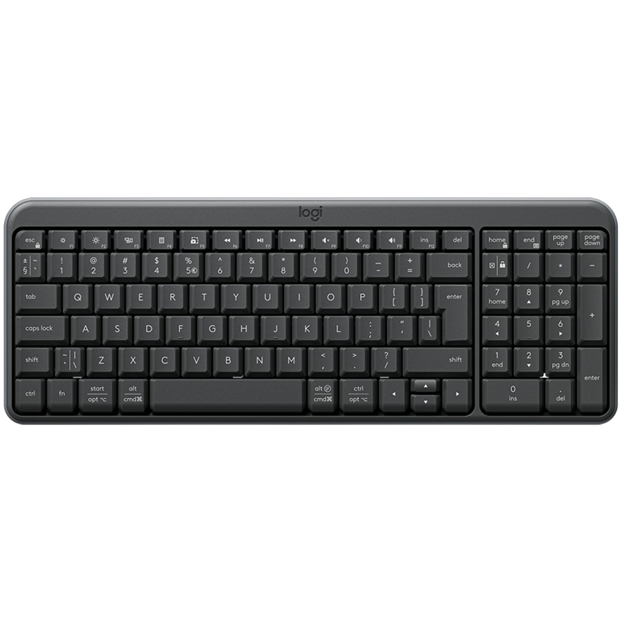 Безжичен комплект клавиатура и мишка LOGITECH MK250 - Graphite - US Int'l