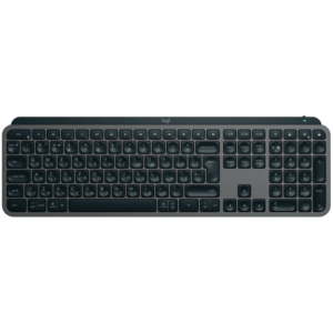 LOGITECH MX Keys S Plus Graphite - Безжична клавиатура с подсветка и поставка за китки