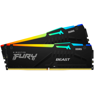 Геймърска RAM памет Kingston FURY Beast RGB DDR5 64GB