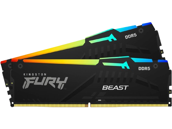 Геймърска RAM Kingston FURY Beast RGB 64GB DDR5 памет